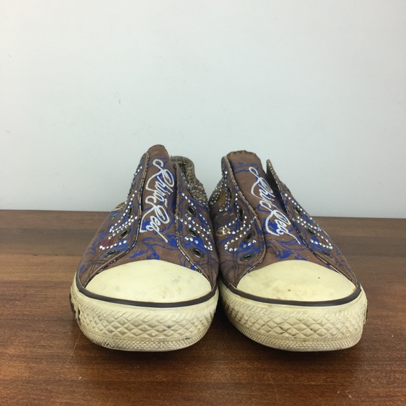 Rhino Red Marc Ecko Chalsie Hailee Women’s Sneakers Brown Rhinestones Size 7.5. - Picture 4 of 13